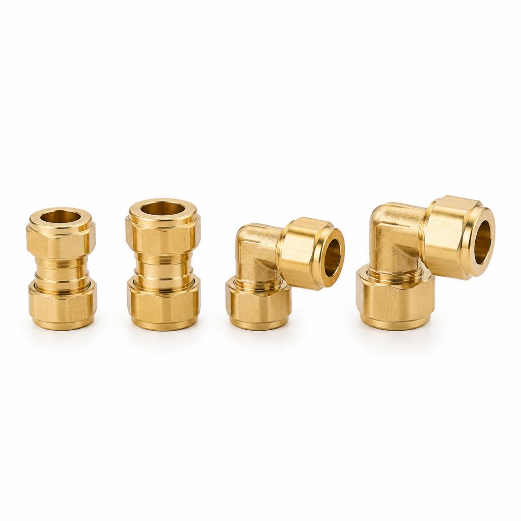 French Brass Compression Fittings